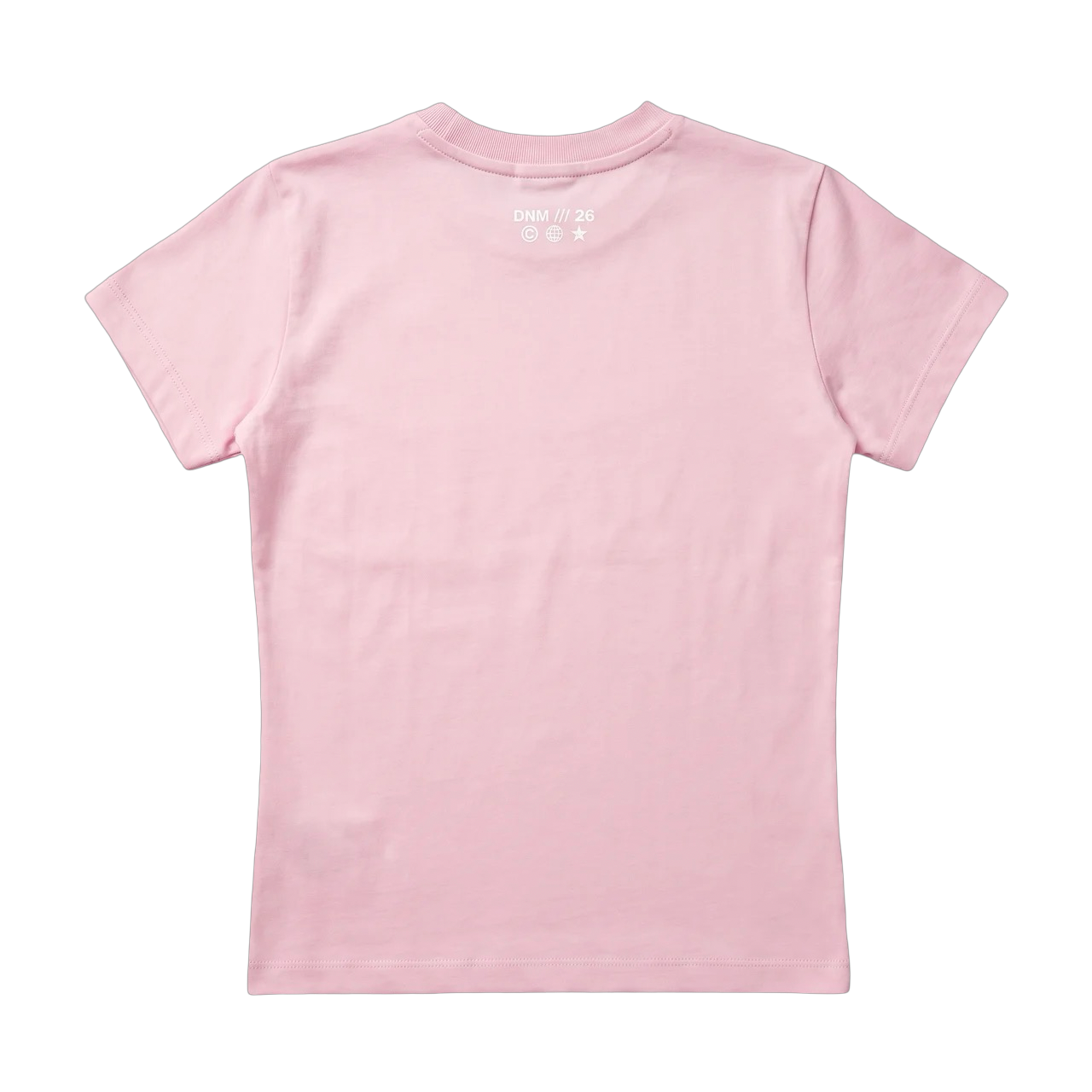 pink printed baby tee