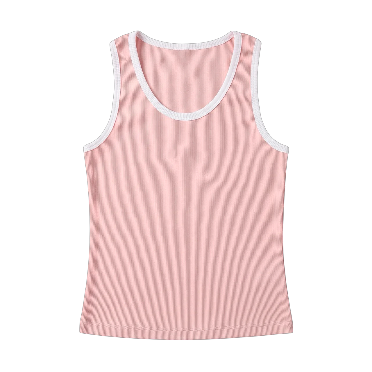 pink on white top