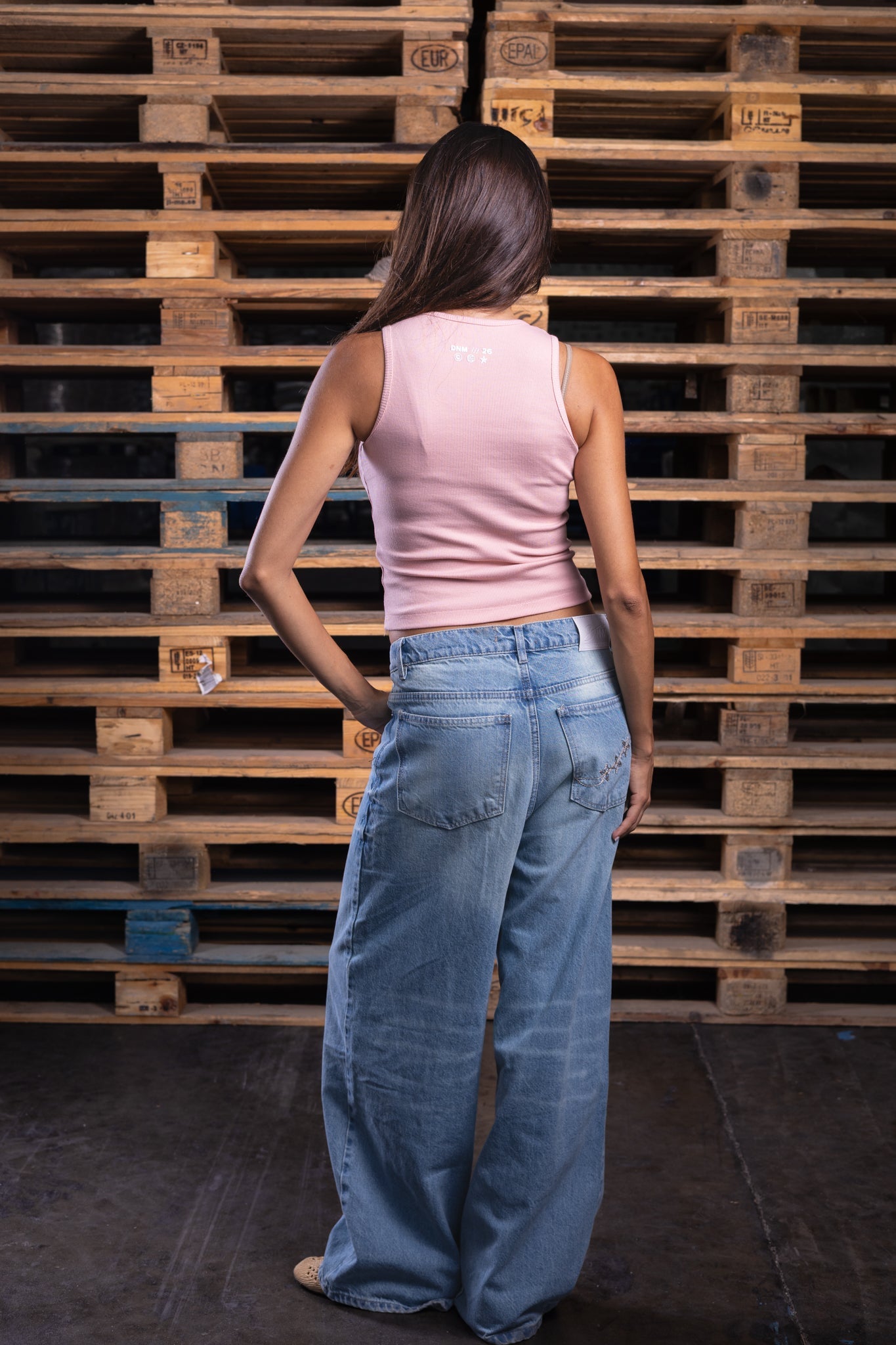 baggy washed iced (women) - DNM.EG