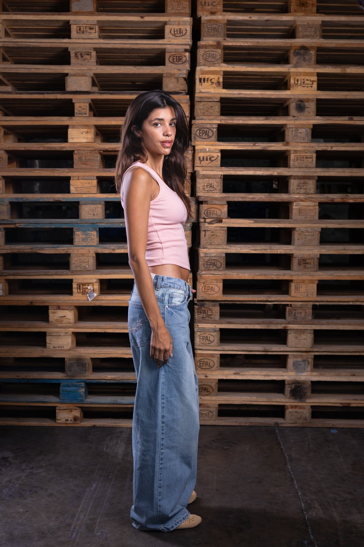 baggy washed iced (women) - DNM.EG
