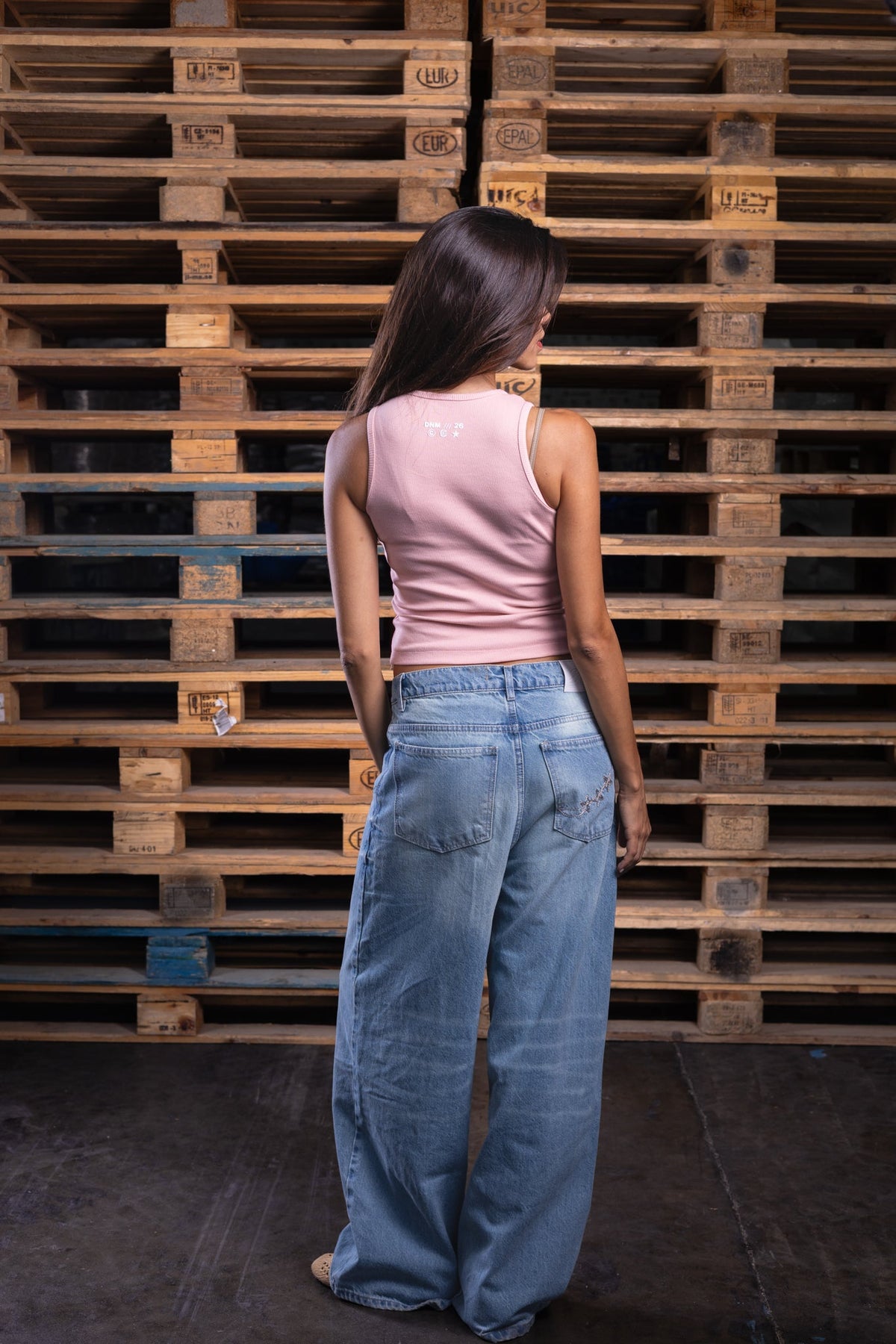 baggy washed iced (women) - DNM.EG