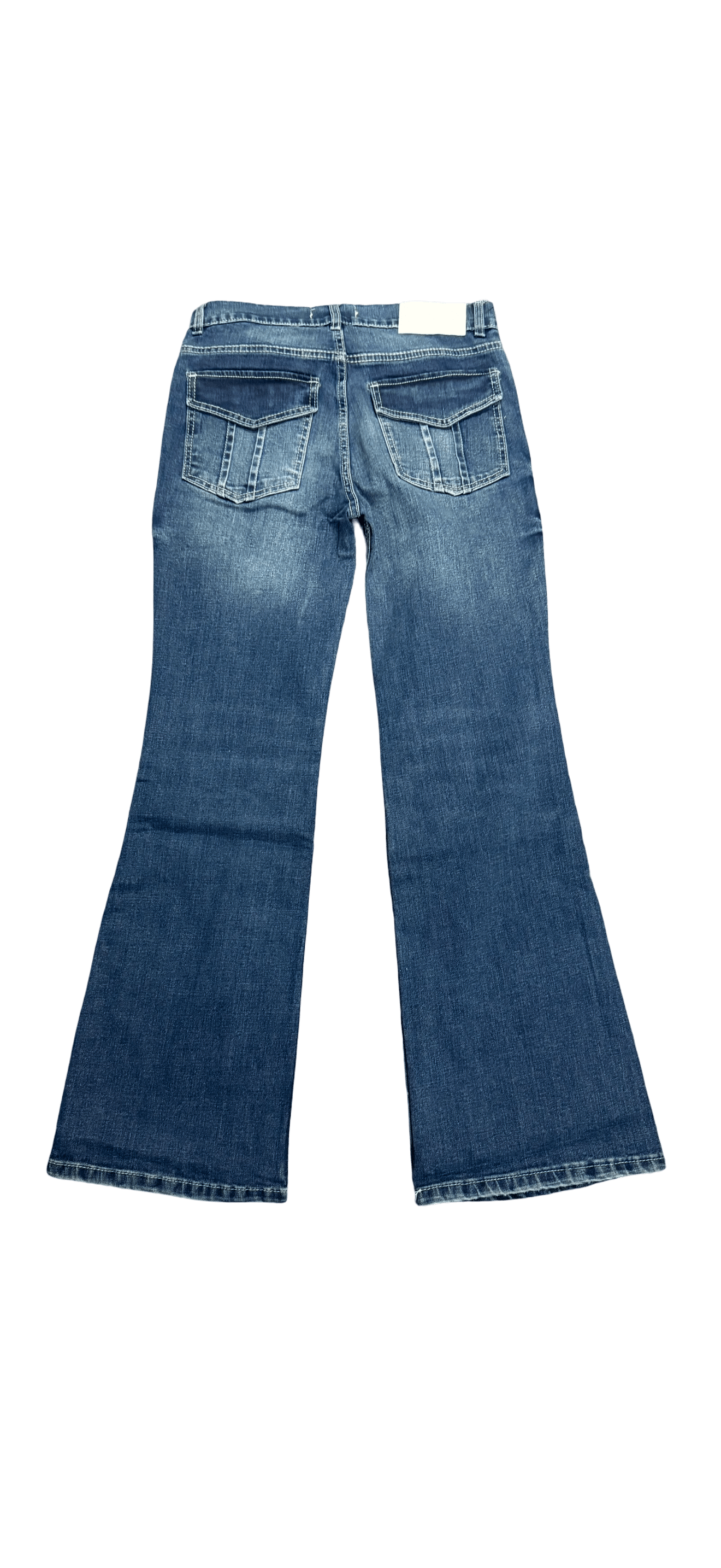 low waist ocean washed denim - DNM.EG