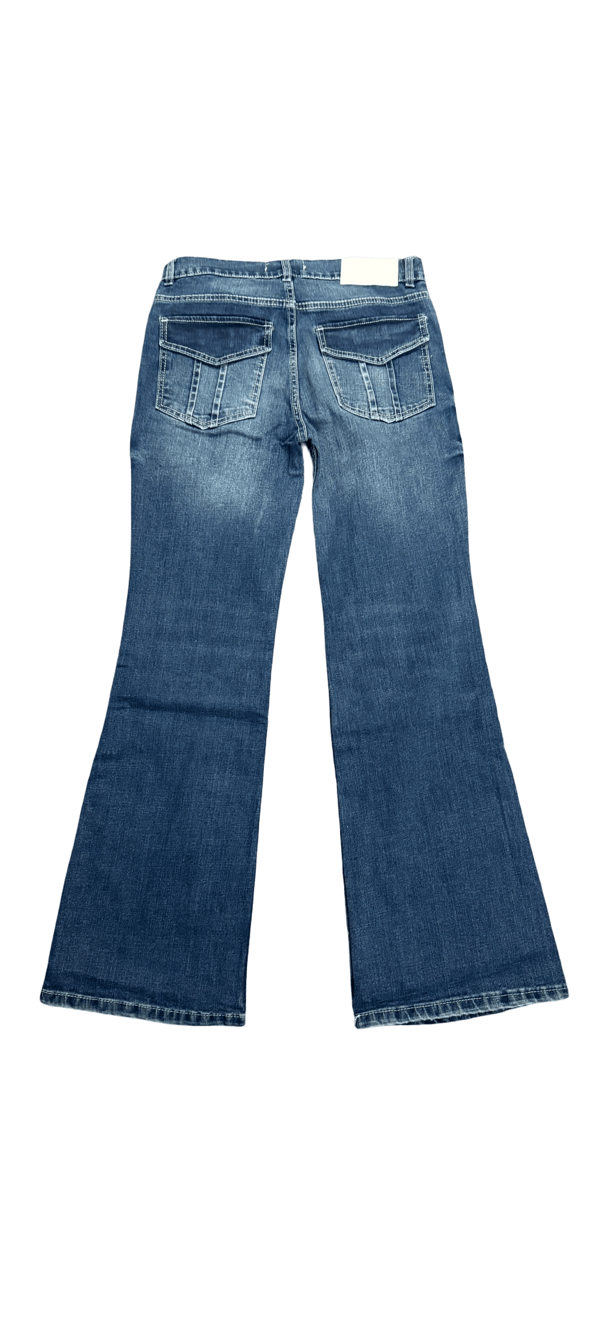 low waist ocean washed denim - DNM.EG