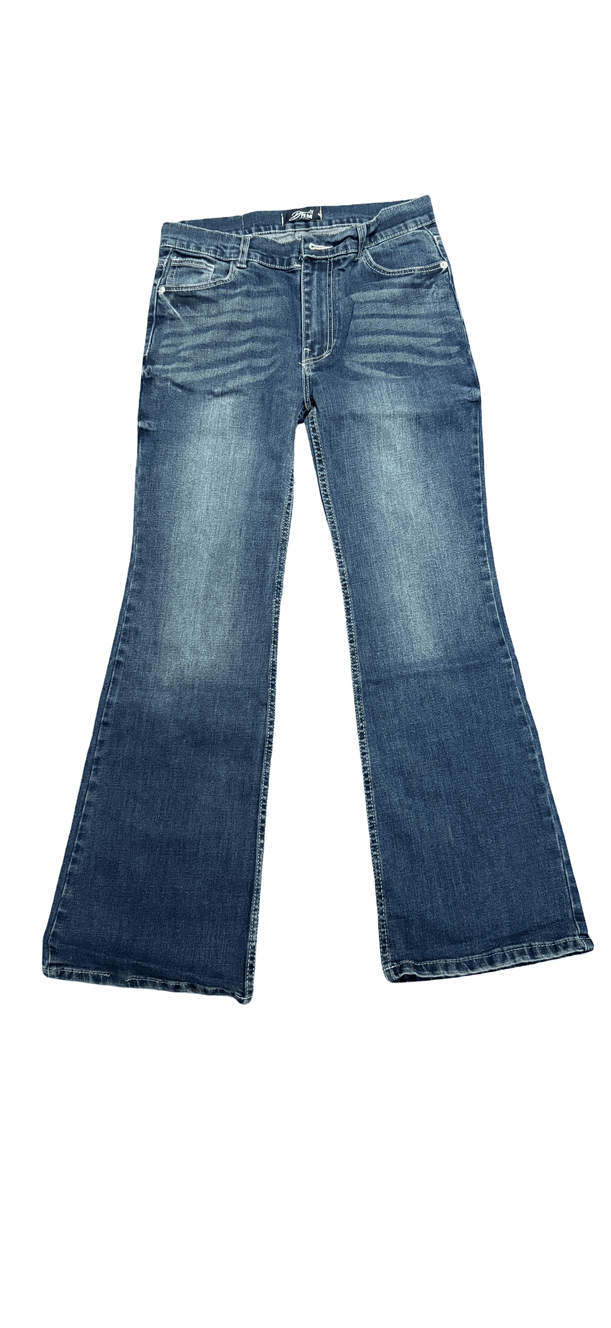 low waist ocean washed denim - DNM.EG
