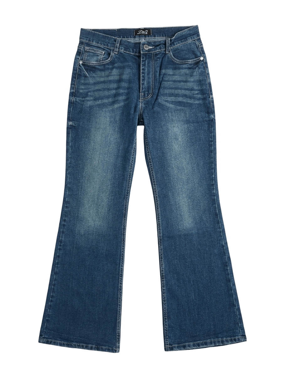 low waist ocean washed denim - DNM.EG