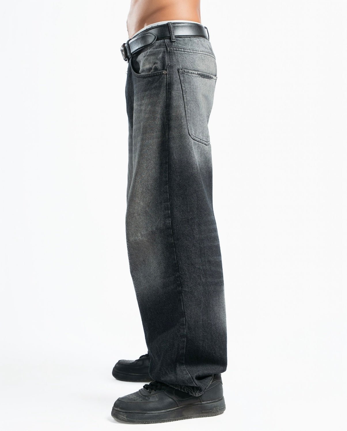 PERFECT BAGGY JEANS (BLACK) - DNM.EG