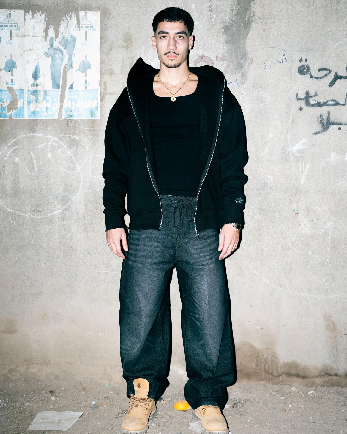 PERFECT BAGGY JEANS (BLACK) - DNM.EG