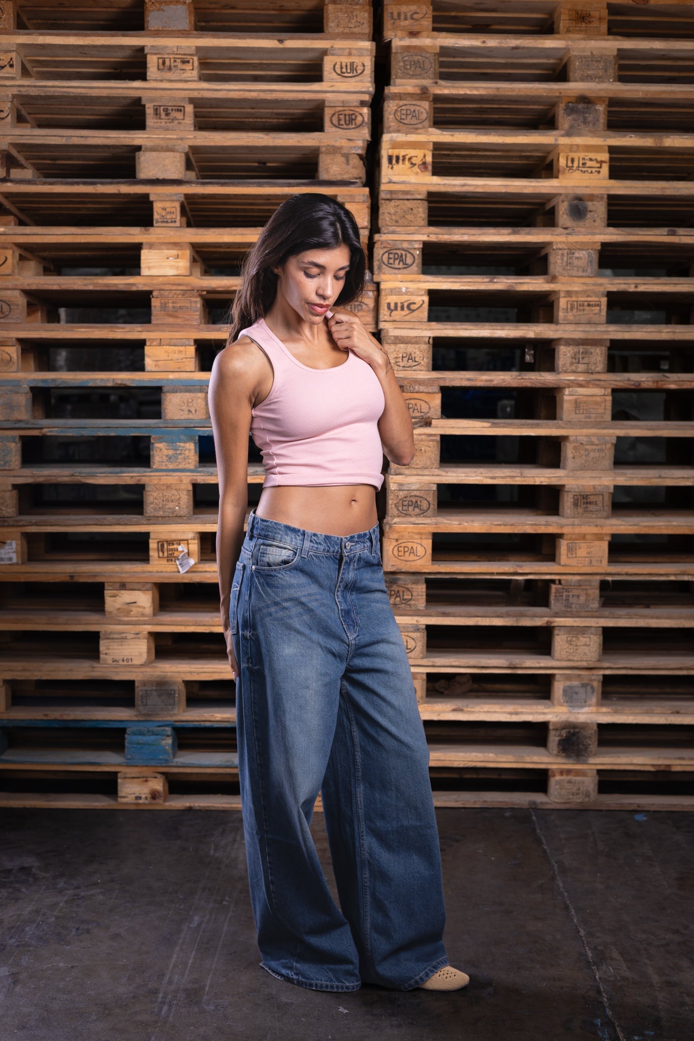 pink on pink top - DNM.EG