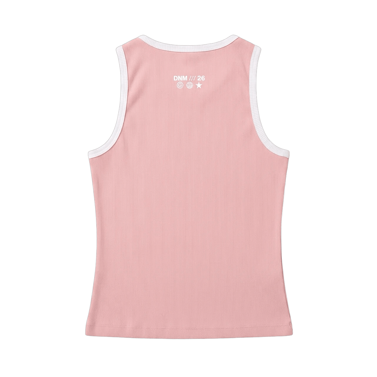pink on white top - DNM.EG