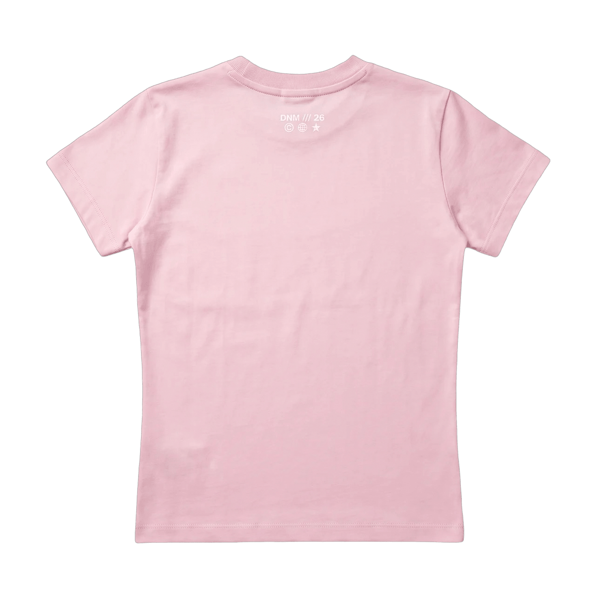 pink printed baby tee - DNM.EG