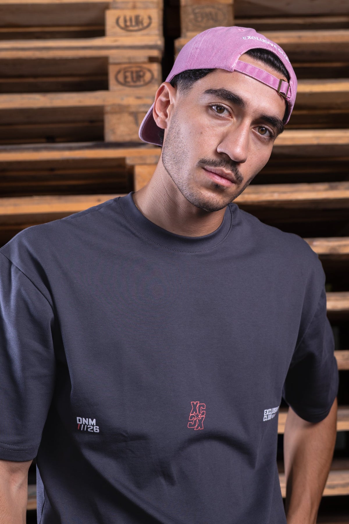 pink washed cap - DNM.EG
