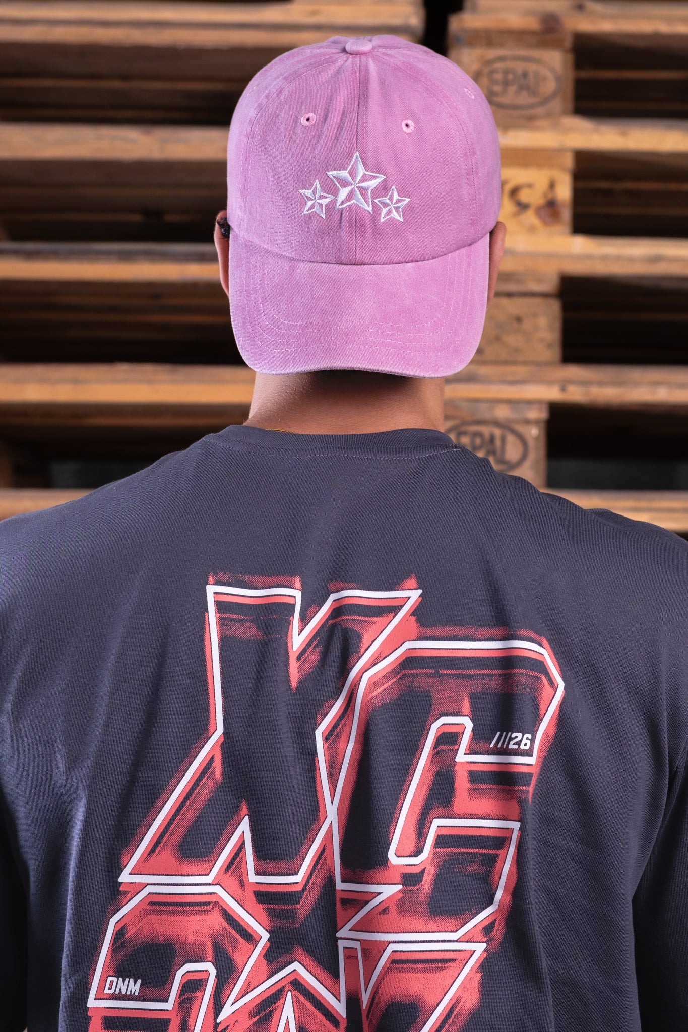 pink washed cap - DNM.EG