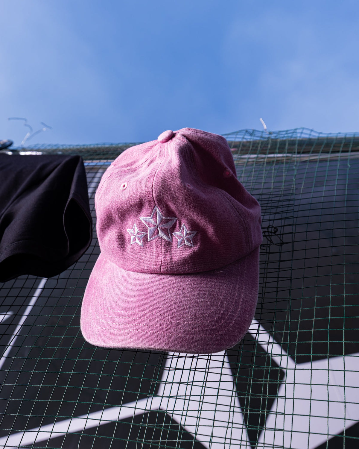 pink washed cap - DNM.EG