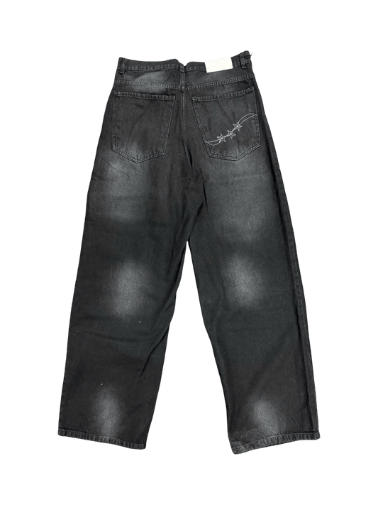 straight charcoal washed jeans (men) - DNM.EG