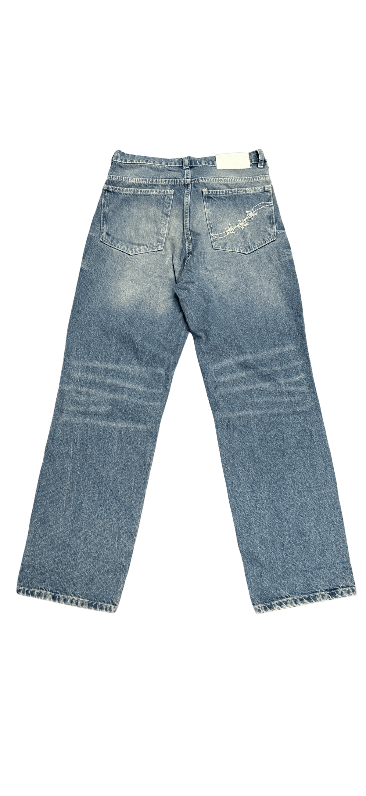 straight heavy washed jeans (men) - DNM.EG