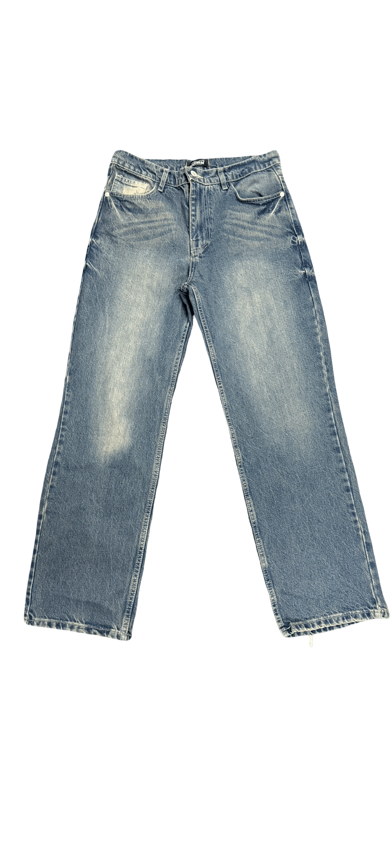 straight heavy washed jeans (men) - DNM.EG