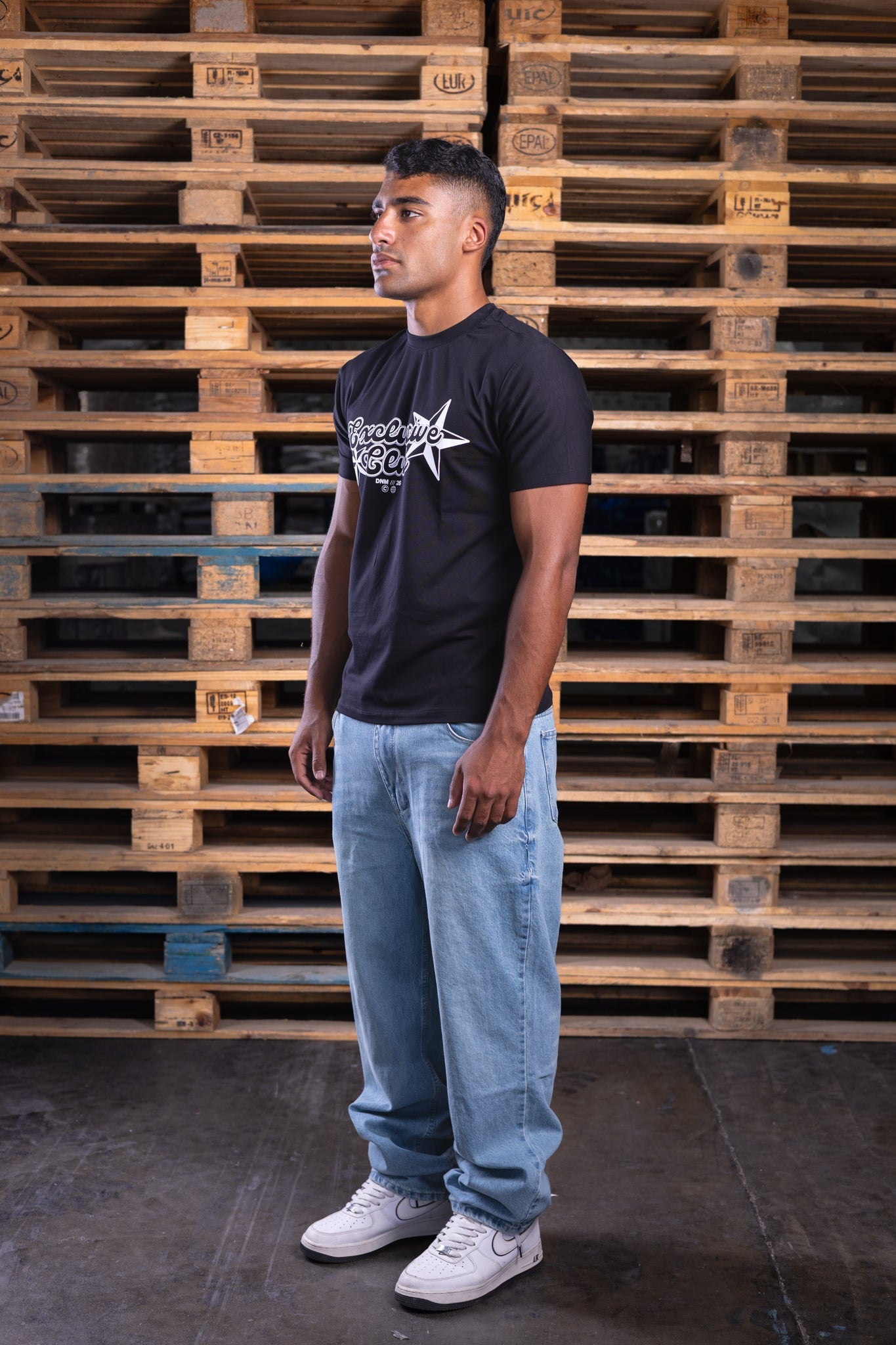straight washed iced jeans (men) - DNM.EG