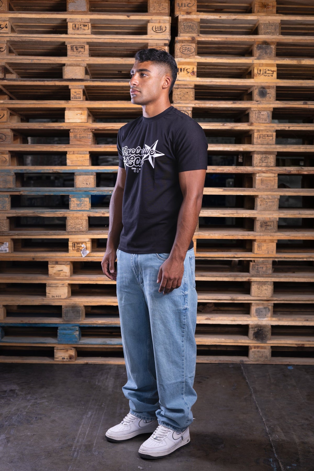 straight washed iced jeans (men) - DNM.EG