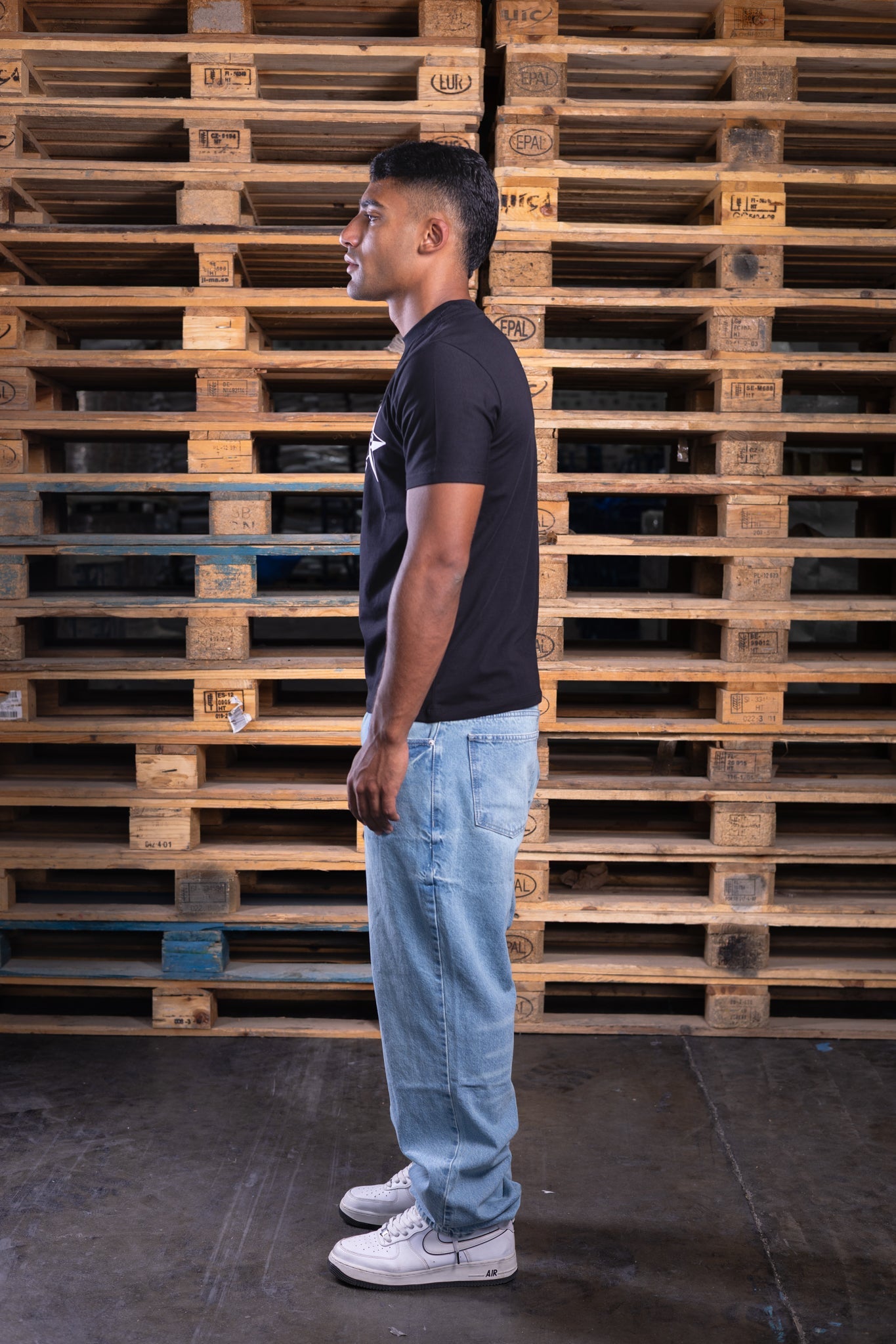 straight washed iced jeans (men) - DNM.EG