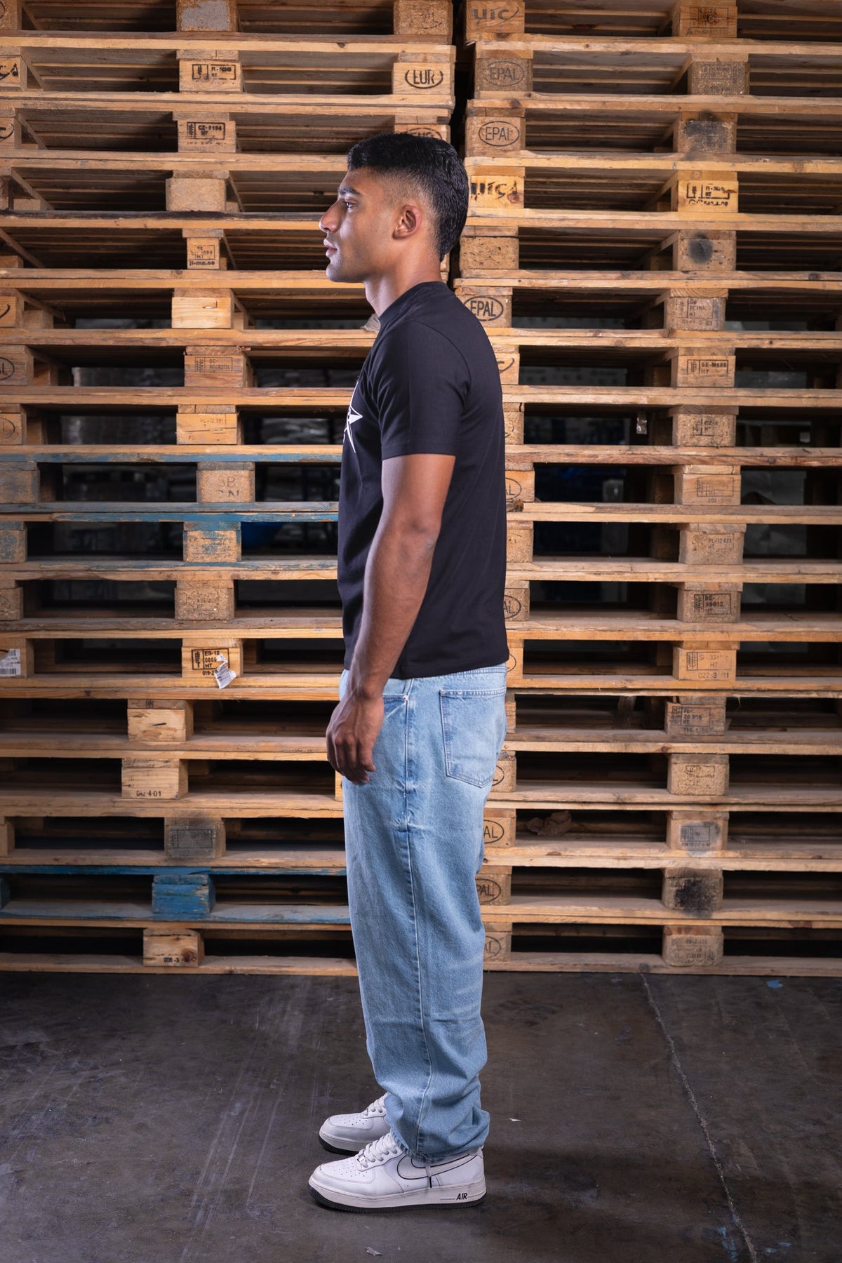 straight washed iced jeans (men) - DNM.EG