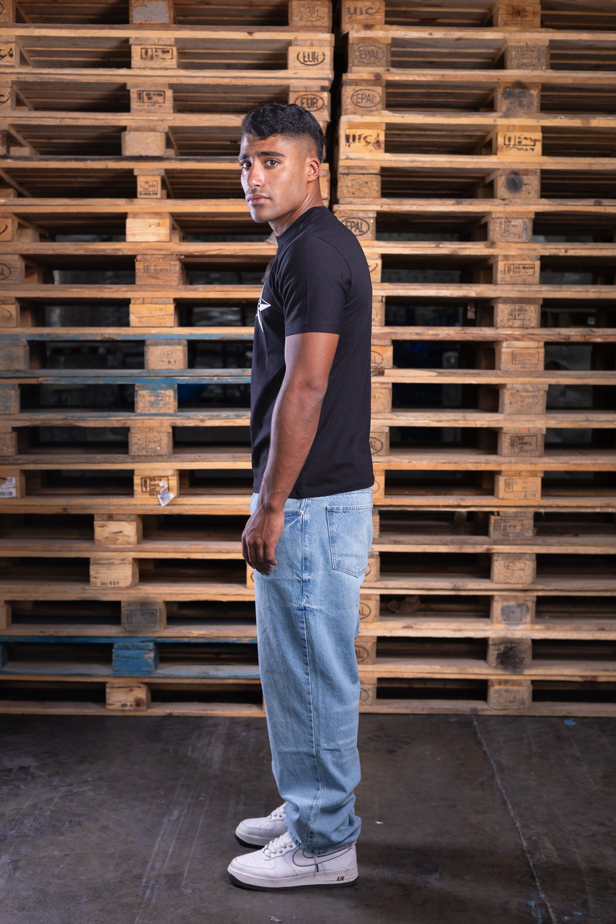 straight washed iced jeans (men) - DNM.EG