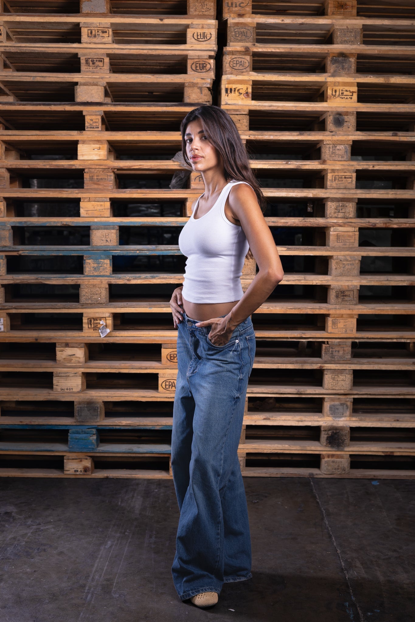white on white top - DNM.EG
