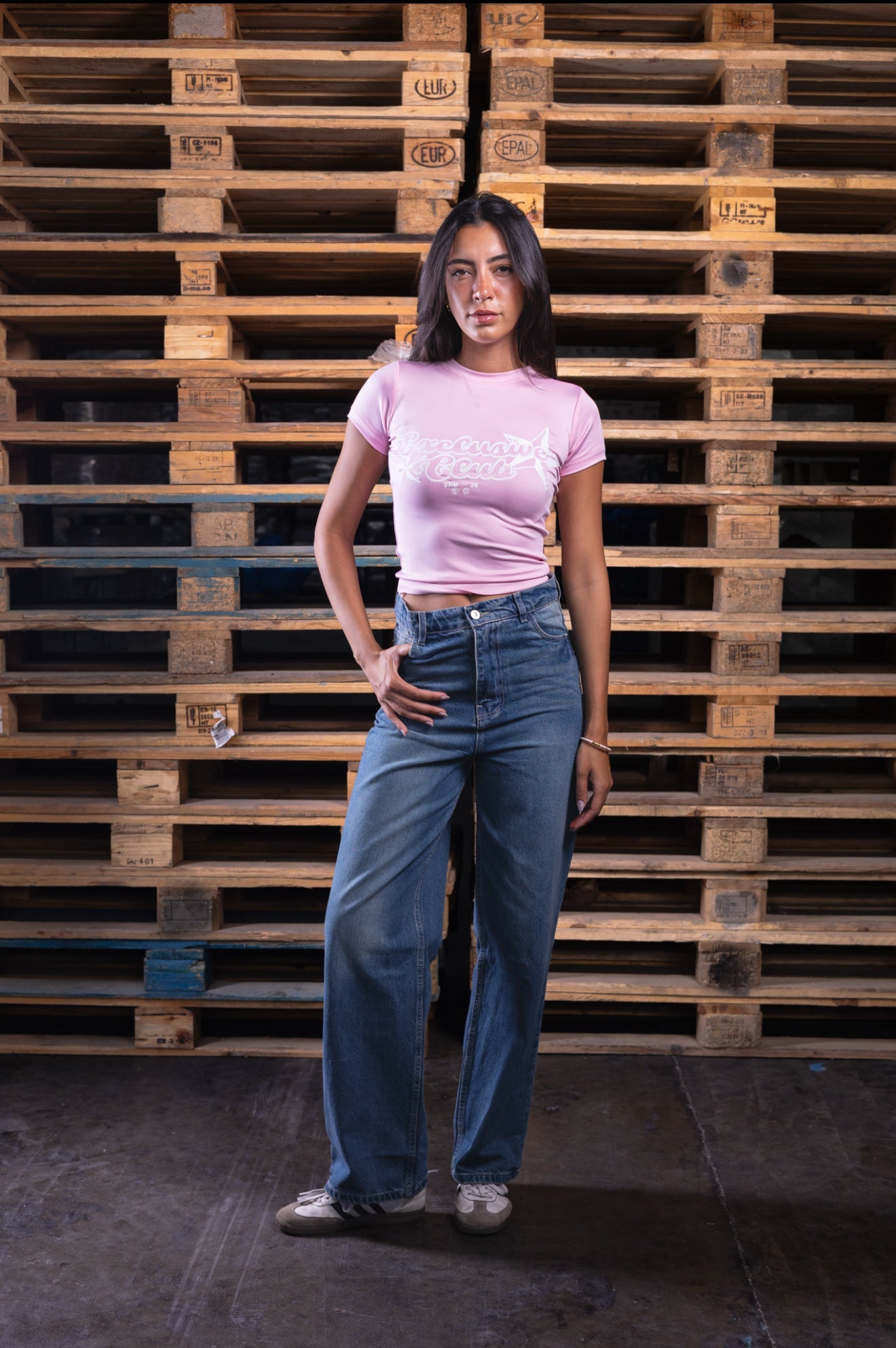 wide leg acid (women) - DNM.EG